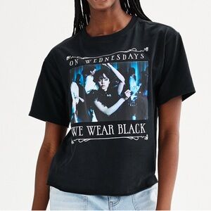 Wednesday black Graphic T-Shirt size S